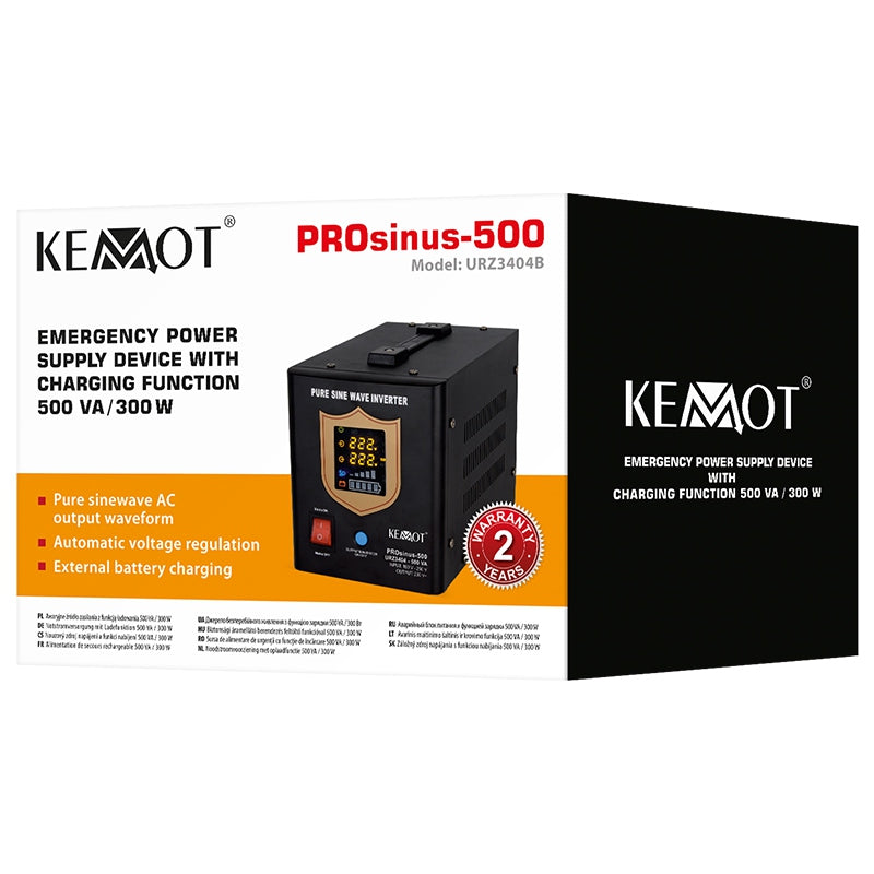 UPS CENTRALE TERMICE SINUS PUR 500VA/300W 12V KEMOT