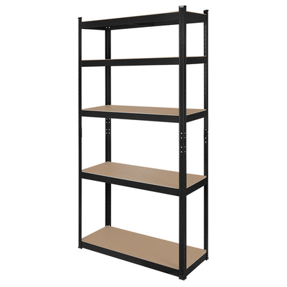 RAFT METALIC 5 POLITE 750KG MDF 180X90X40 NEGRU REBEL