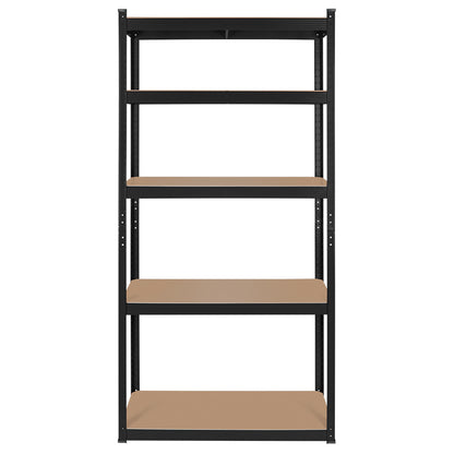 RAFT METALIC 5 POLITE 750KG MDF 180X90X40 NEGRU REBEL