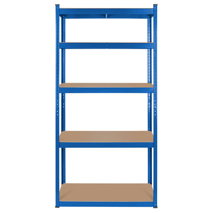RAFT METALIC 5 POLITE 750K MDF 180X90X40 ALBASTRU REBEL