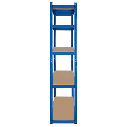 RAFT METALIC 5 POLITE 750K MDF 180X90X40 ALBASTRU REBEL