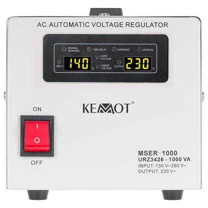 STABILIZATOR TENSIUNE SERVOMOTOR 1000VA KEMOT