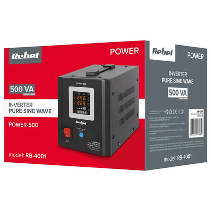 UPS CENTRALE TERMICE SINUS PUR 500VA 300W 12V REBEL