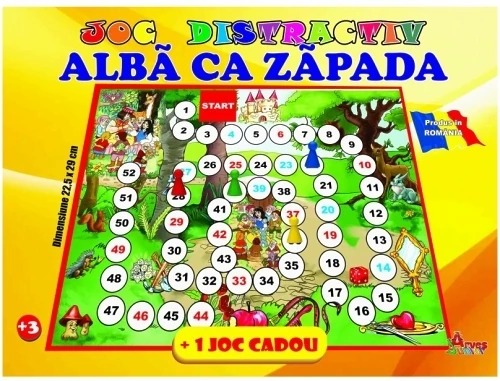 Joc cu pioni - Alba ca Zapada + joc cadou